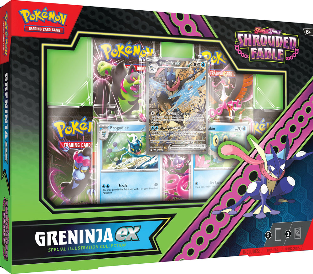 Scarlet & Violet: Shrouded Fable - Greninja Ex Illustration Collection (preorder)