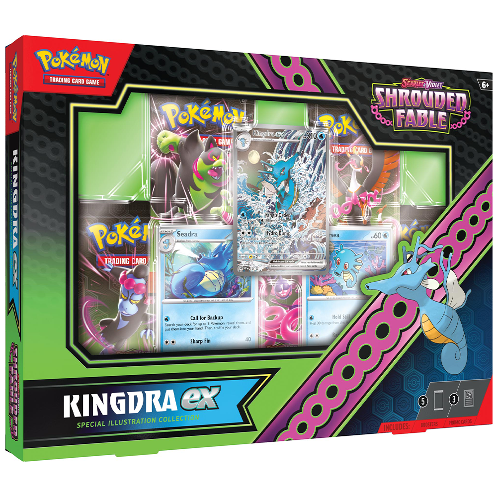 Scarlet & Violet: Shrouded Fable - kingdra Ex Illustration Collection (preorder)